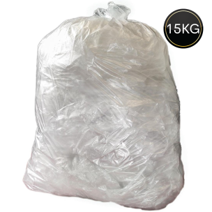 Premium Refuse Sack Diamond CLEAR 18x29x38" 15KG X 200