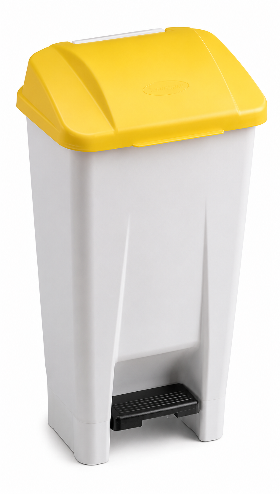 Step On Bin White Bin/Yellow Lid 45L Step On Bin White Bin/Yellow Lid 45L