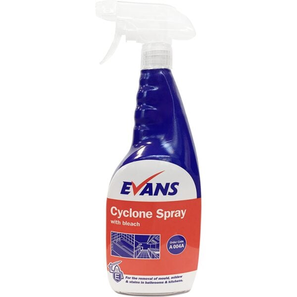 Evans Cyclone Spray With Bleach 750ML X 12