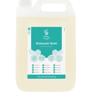 Evans Dishwash Multi For Automatic Dishwashing Machines 5LTR