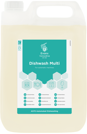 Evans Dishwash Multi For Automatic Dishwashing Machines 5LTR