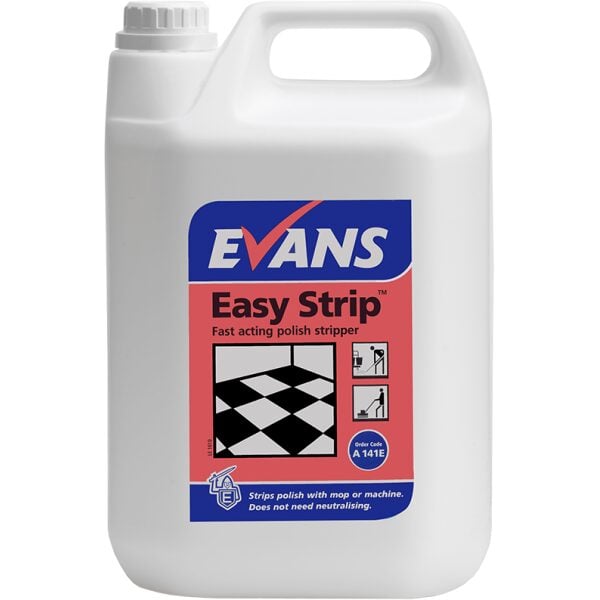 Evans Easy Strip Fast Acting Floor Polish Stripper 5LTR