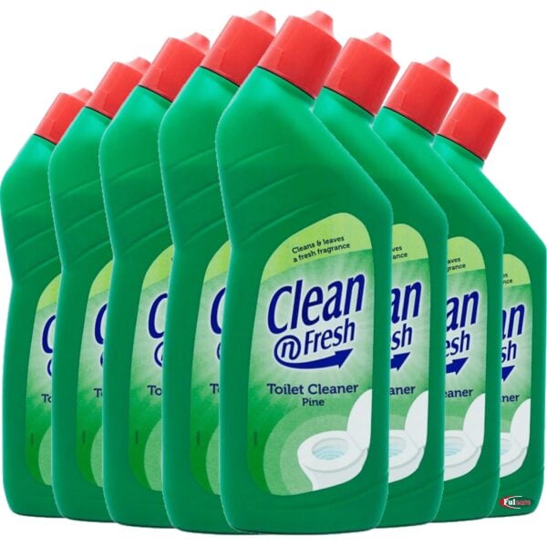 Clean & Fresh Toilet Cleaner Pine 750ML X 8