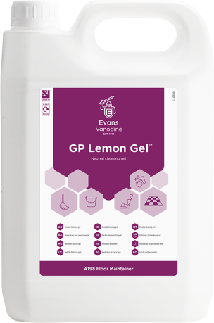 Evans Neutral Floor Cleaning GP Lemon Gel 5LTR