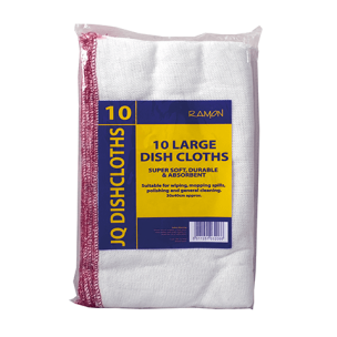 JQ Dishcloths RED Large 30x40CM X 10