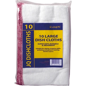 JQ Dishcloths RED Large 30x40CM X 10