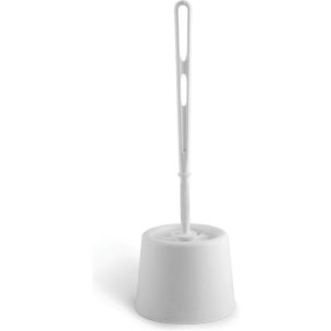 inactive Toilet Brush & Holder Economy WHITE