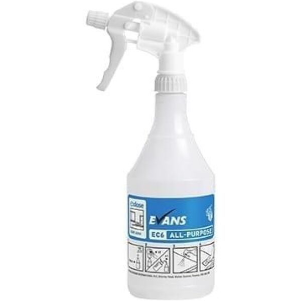 Evans EC6 All Purpose Spray Bottle & Trigger