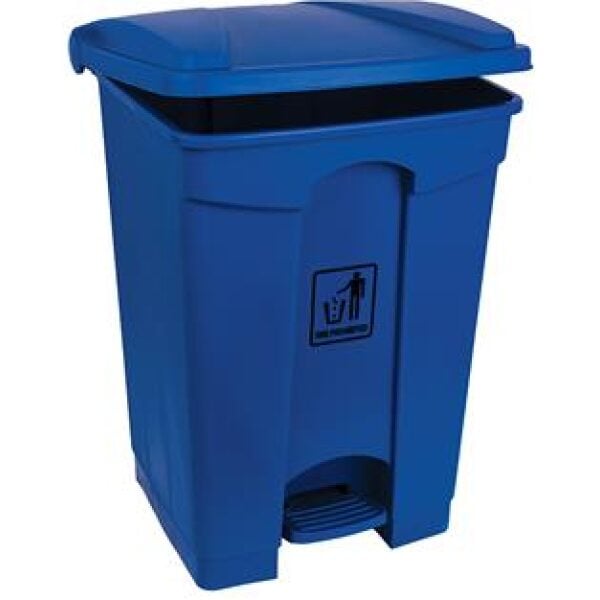 Step On Pedal Bin polypropylene BLUE 45LTR