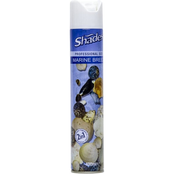 Shades Aerosol Marine Breeze Air Freshener 400ML X 12