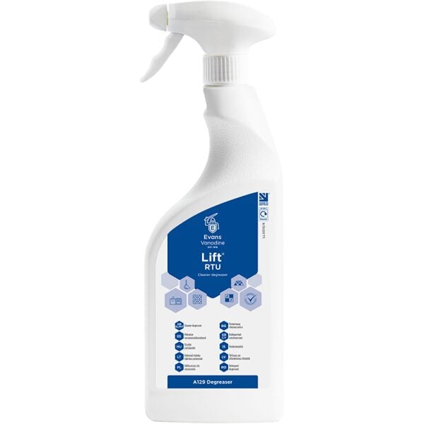 Evans Lift Heavy Duty Unperfumed Cleaner Degreaser 750ML X 6