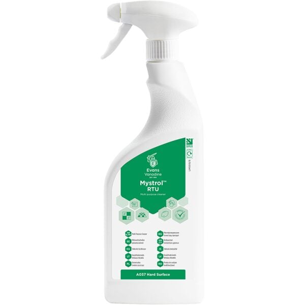 Evans Mystrol RTU Concentrated All Purpose Cleaner 750ML X 6