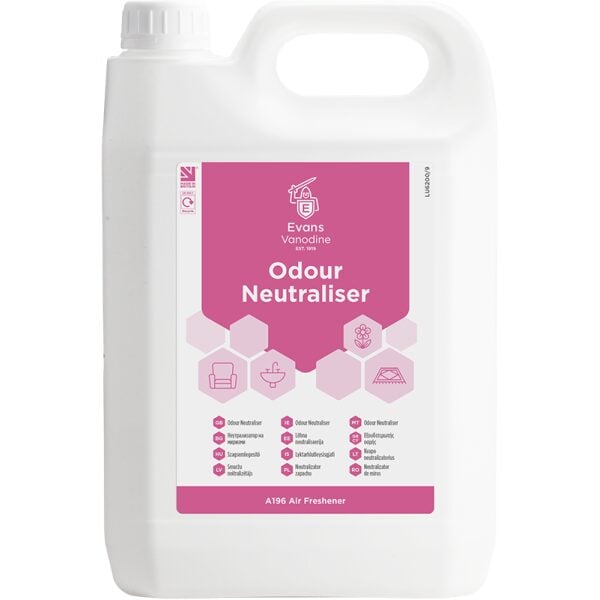 Evans Odour Neutraliser Eliminates Odours 5LTR