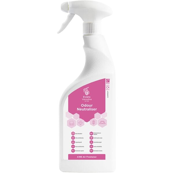 Evans Odour Neutraliser Eliminates Odours 750ML X 6