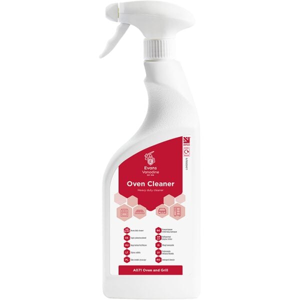 Evans Oven Cleaner RTU Heavy Duty Cleaner 750ML X 6