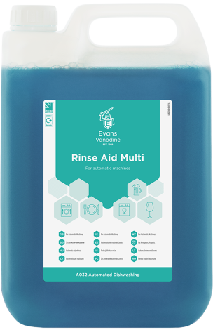 Evans Rinse Aid Multi For Automatic Machines 5LTR
