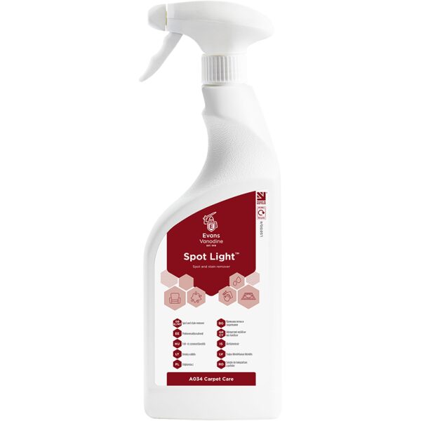 Evans Spot Light Spot And Stain Remover For Carpets 750ML X 6