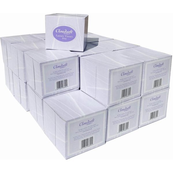 Cube Tissues 2 Ply WHITE 24 X 70 Tissues