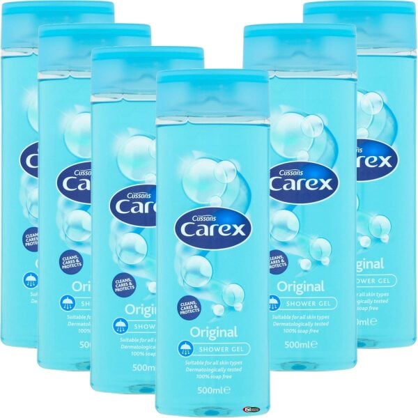 Carex Shower Gel Original 500ML X 6