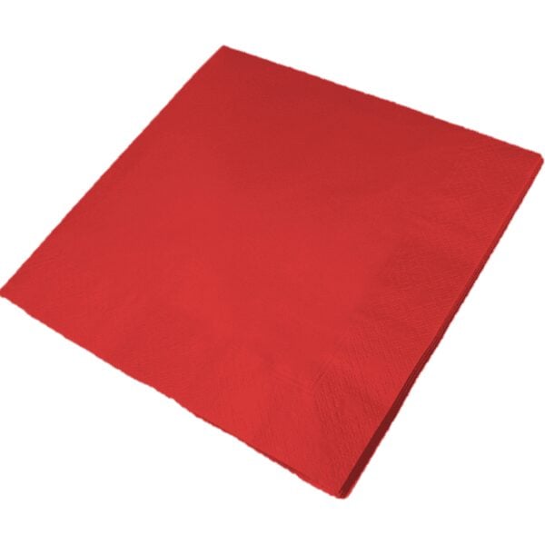 Napkin 2 Ply RED CHILLY 33CM 20 X 100