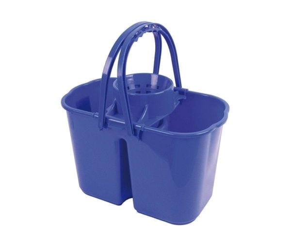 Double Mop Bucket & Wringer BLUE 14LTR