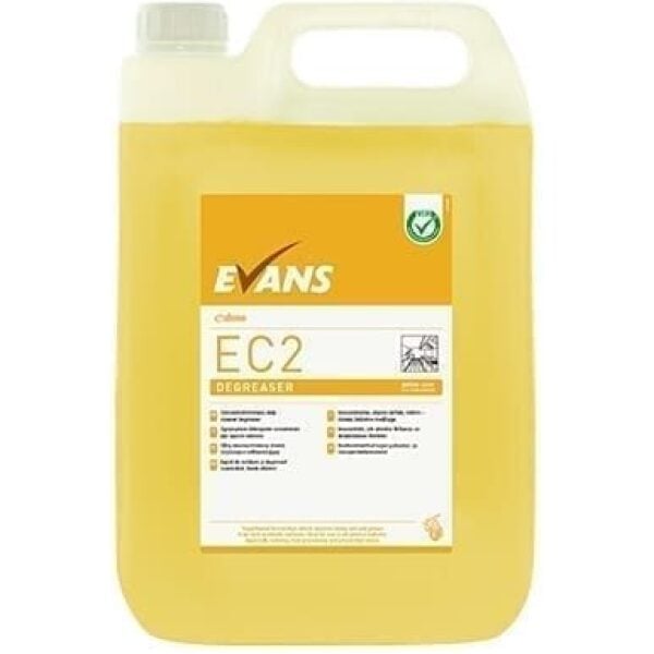 Evans EC2 Degreaser Heavy Duty Cleaner & Degreaser 5LTR