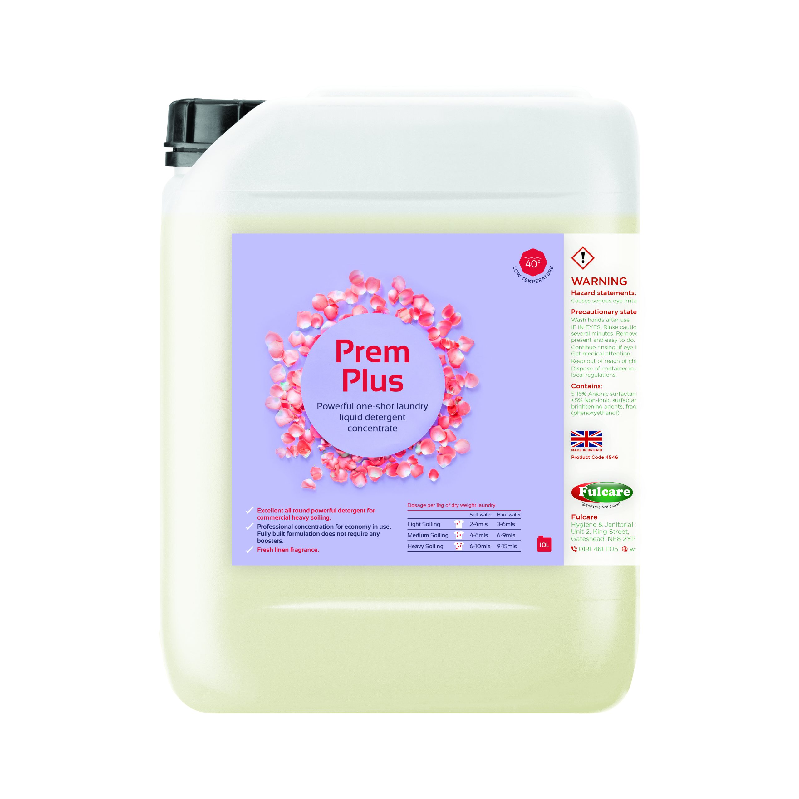 Fulcare Premium Detergent 10LTR Fulcare Premium Detergent 10LTR