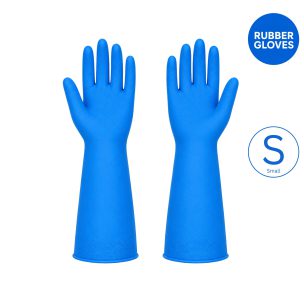 Household Rubber Gloves BLUE Small