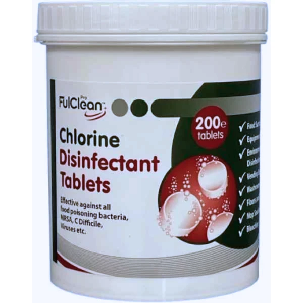 Fulclean Chlorine Tablets X 200 Each