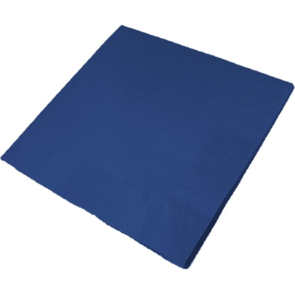 Napkin 2 Ply INDIGO REGATTA BLUE 33CM 20 X 100