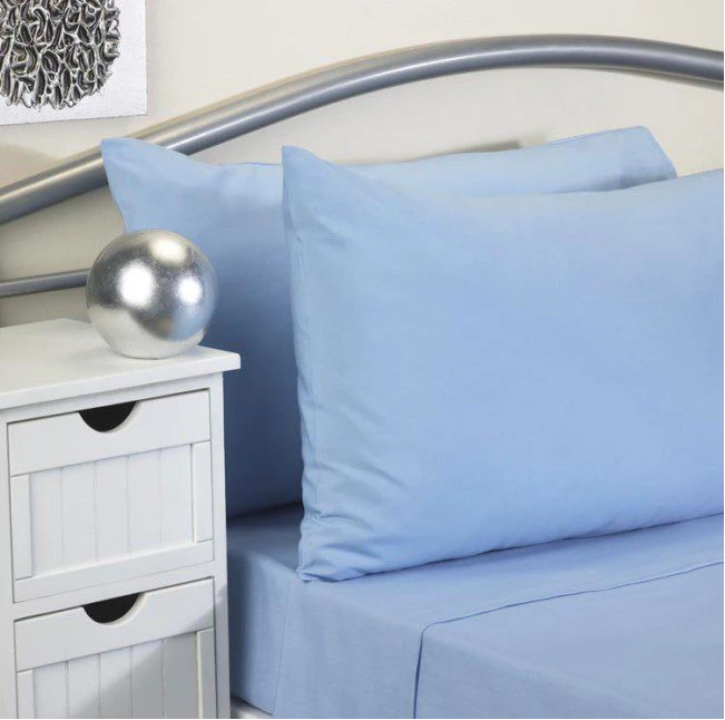 Softguard FR Flat Bed Sheet BLUE Single Softguard FR Flat Bed Sheet BLUE Single