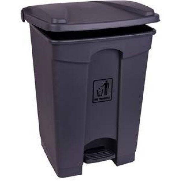 Step On Pedal Bin Polypropylene Grey 45LTR