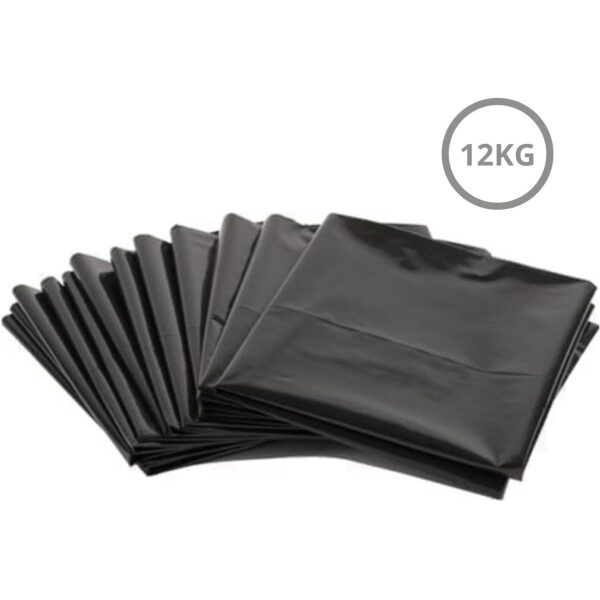 Refuse Sacks Hercules Medium Duty  BLACK 18x29x39" 12KG X 200