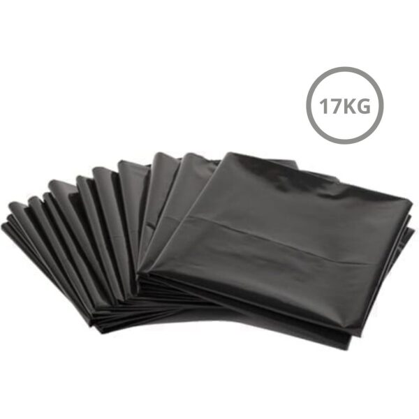 Refuse Sacks Fulcare Extra Heavy Duty BLACK 18x28x38" 17KG X 200