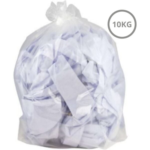 Refuse Sacks Opal Medium Duty CLEAR 18x29x38" 10KG  X 200