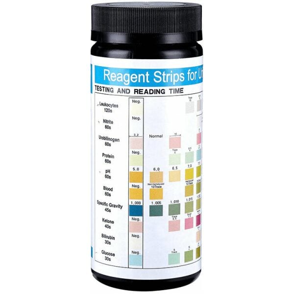 Fulcare Urinalysis Reagent Strips Tub X 100 URS-10T