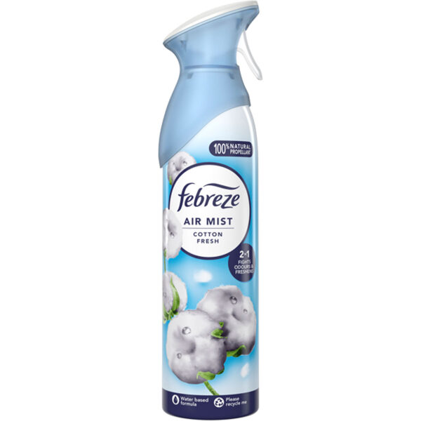 Febreze Air Mist Cotton Fresh 185ML X 8