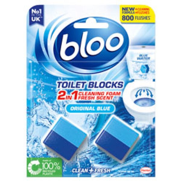 Bloo Toilet Blocks Cube 2x50g X 7