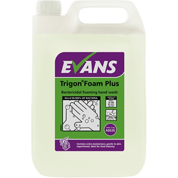 Evans Trigon Foam Plus Unperfumed 5ltr