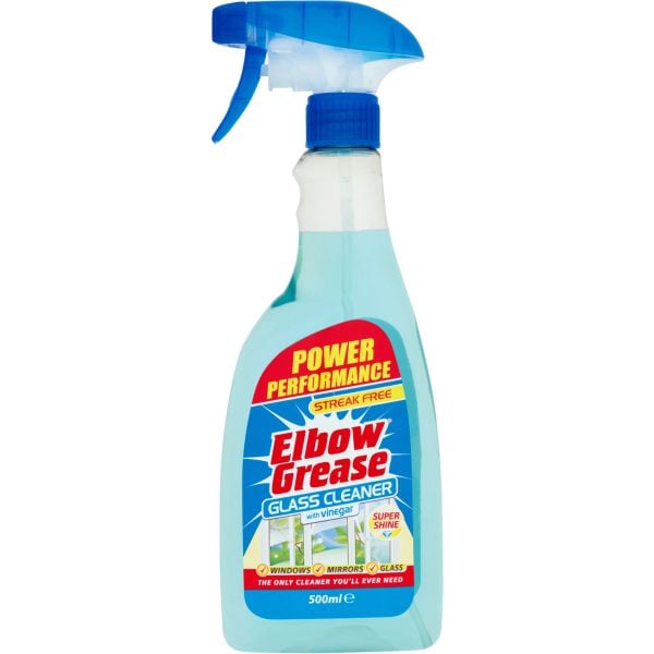 Elbow Grease Glass Cleaner 8 X 500ML