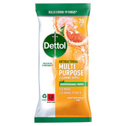Dettol Multi Purpose Cleaning Wipes 70 X 5 Dettol Multi Purpose Cleaning Wipes 70 X 5