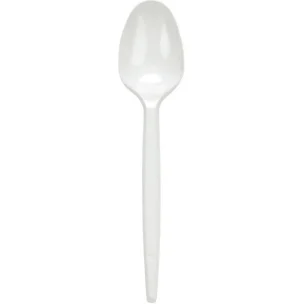 Respozy Plastic Spoons WHITE  100 X 32