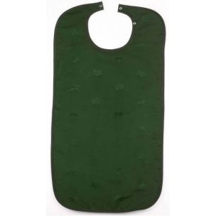 Adult Cloth Bib Washable GREEN 90x45CM