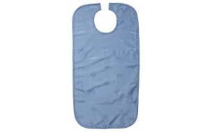 Adult Cloth Bib Washable BLUE 90x45CM