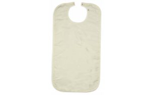 Adult Cloth Bib Washable IVORY 90x45CM